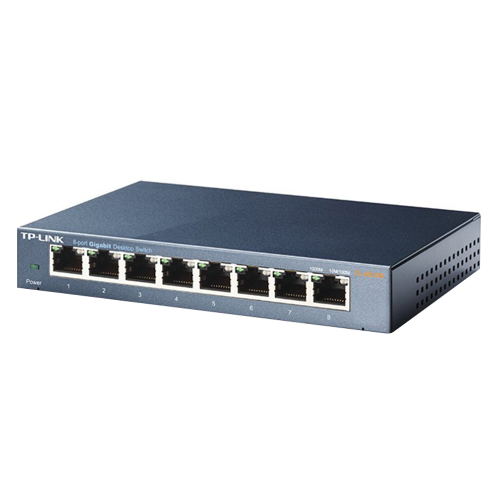 Hình ảnh TP-Link  TL-SG108 - Switch Để Bàn 8 Cổng Gigabit - Hàng Chính Hãng